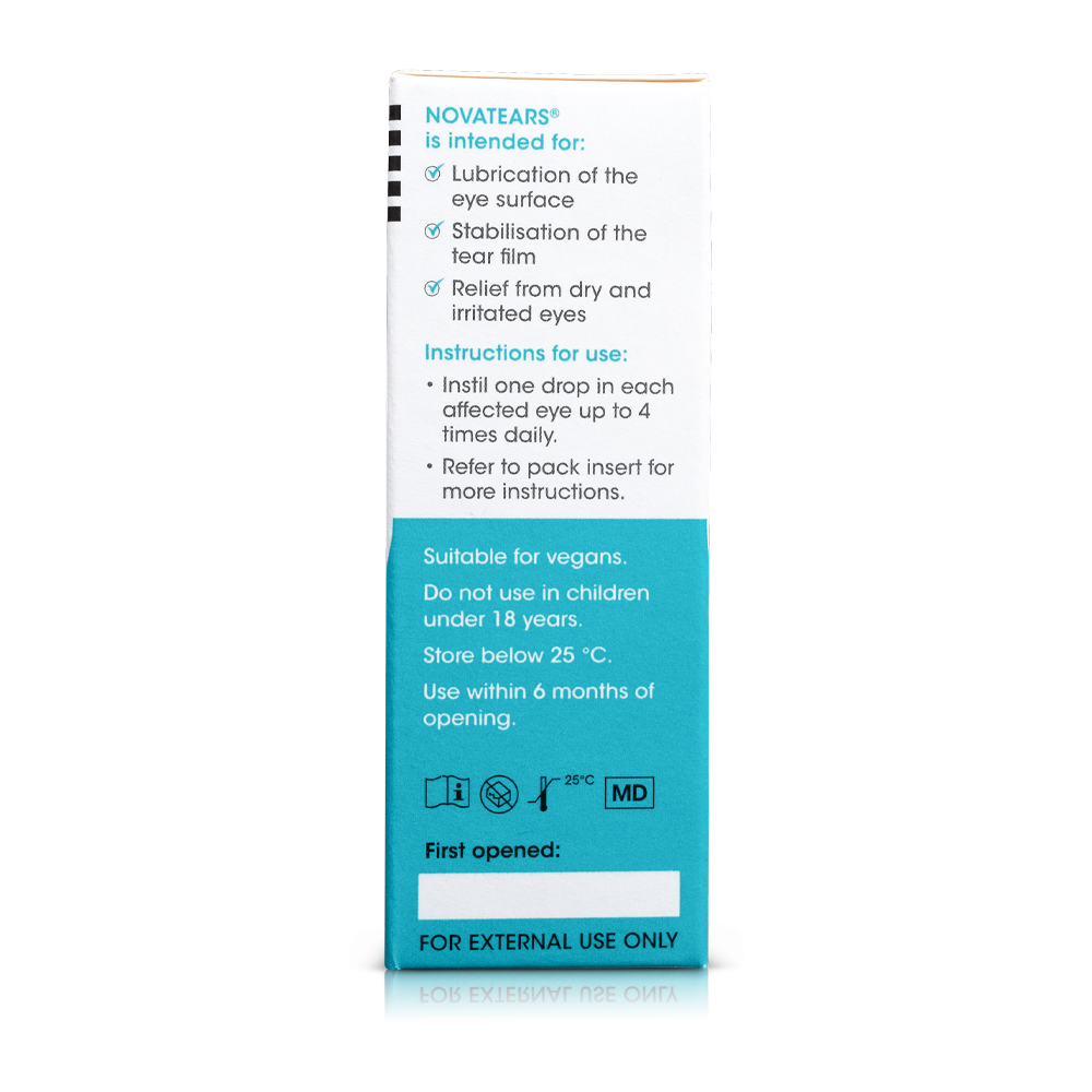 NovaTears® Lubricating Eye Drops 3mL
