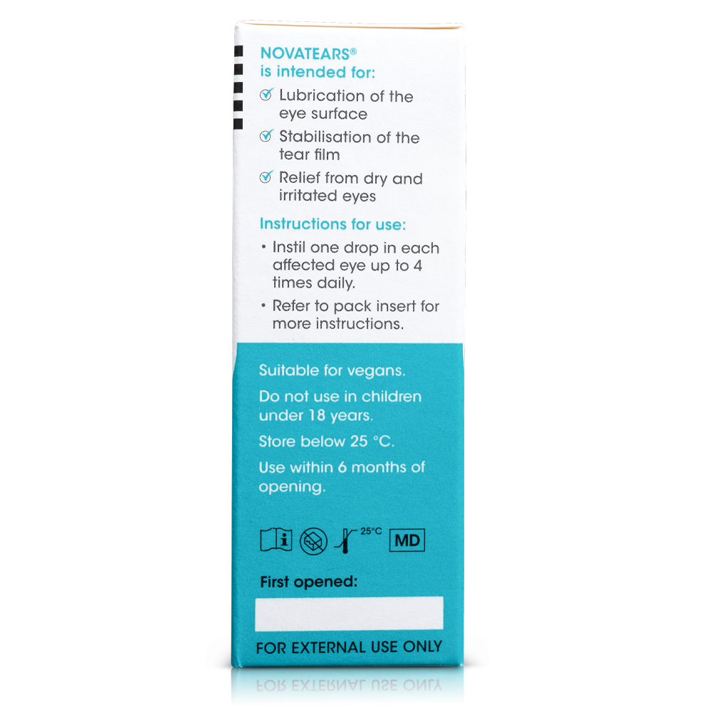 NovaTears® Lubricating Eye Drops 3mL
