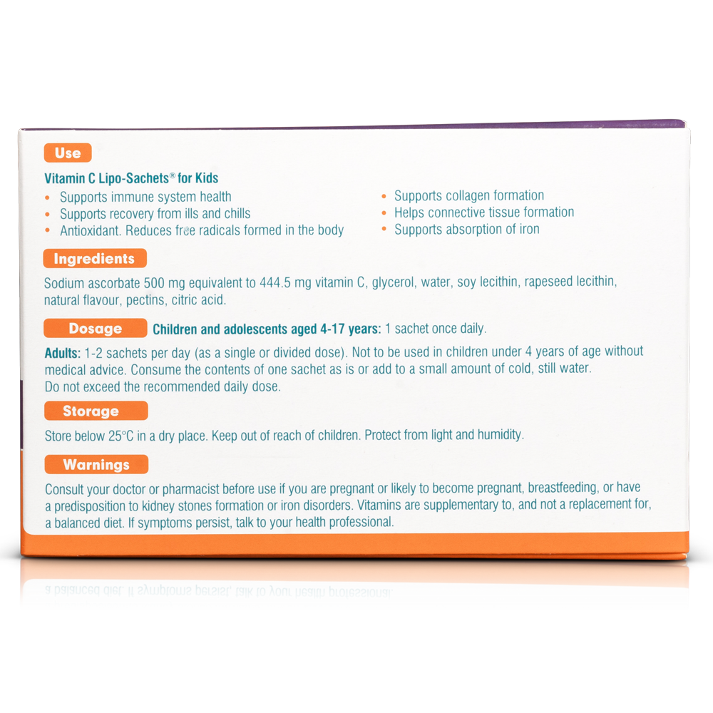 Vitamin C Lipo-Sachets® FOR KIDS 500mg