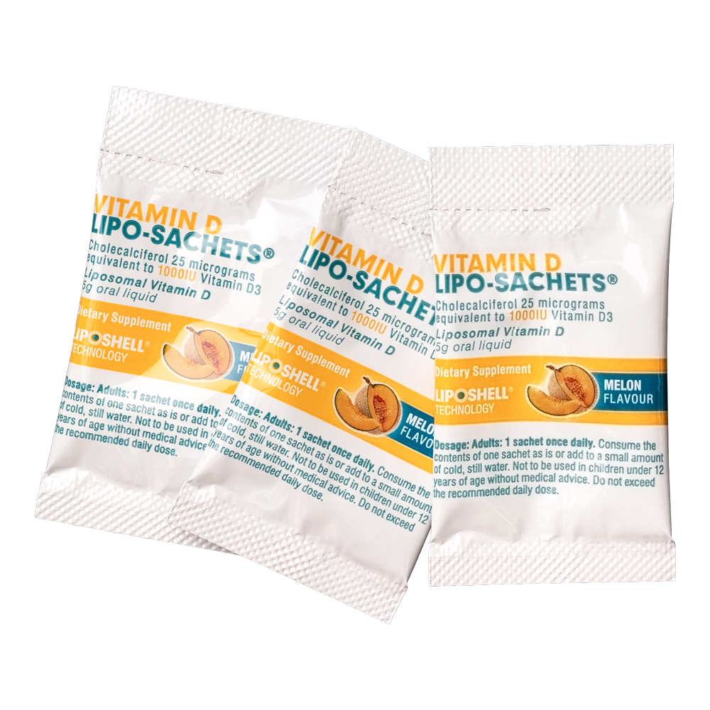 Vitamin D Lipo-Sachets® - Melon Flavoured - 1000IU