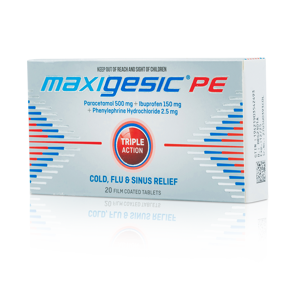 Maxigesic® PE Cold, Flu & Sinus Relief