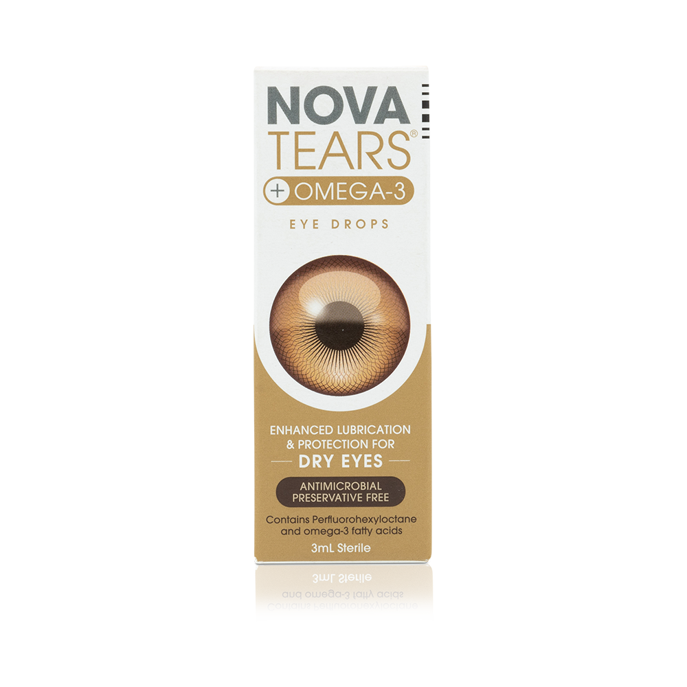 NovaTears®+ Omega-3 Eye Drops, 3mL