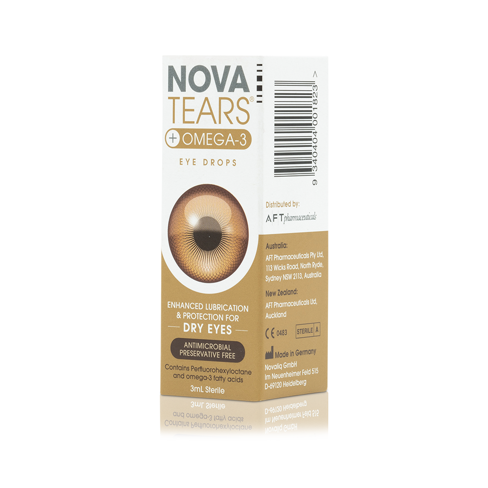 NovaTears®+ Omega-3 Eye Drops, 3mL