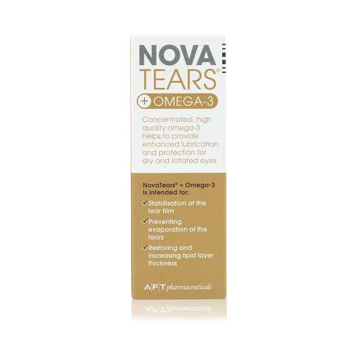 NovaTears®+ Omega-3 Eye Drops, 3mL