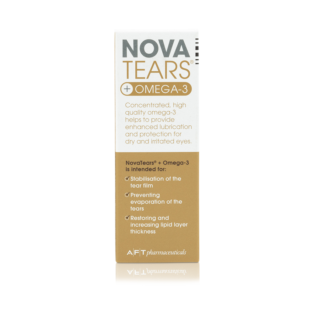 NovaTears®+ Omega-3 Eye Drops, 3mL