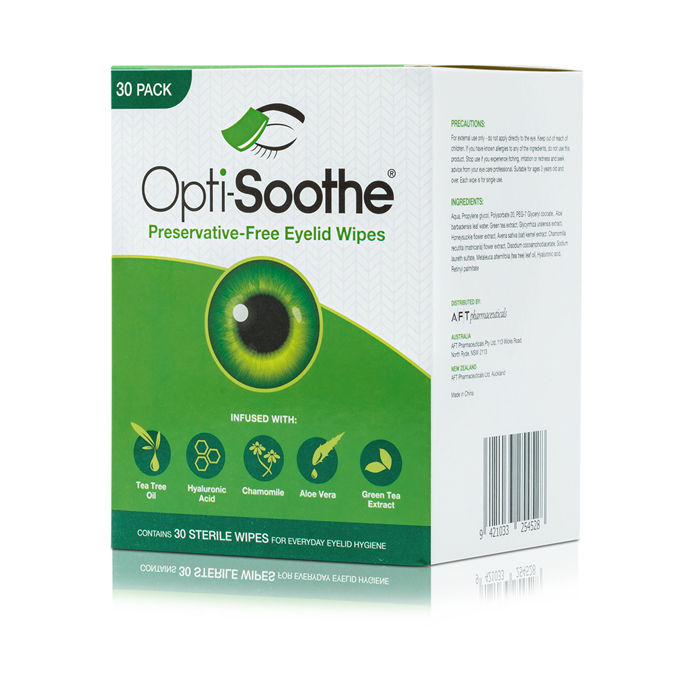 Opti-Soothe® Preservative-free Eyelid Wipes