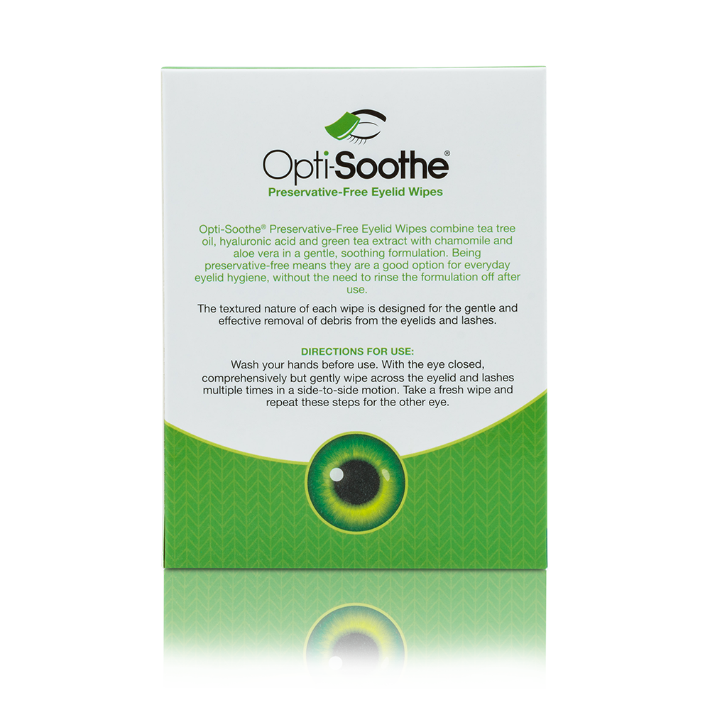 Opti-Soothe® Preservative-free Eyelid Wipes